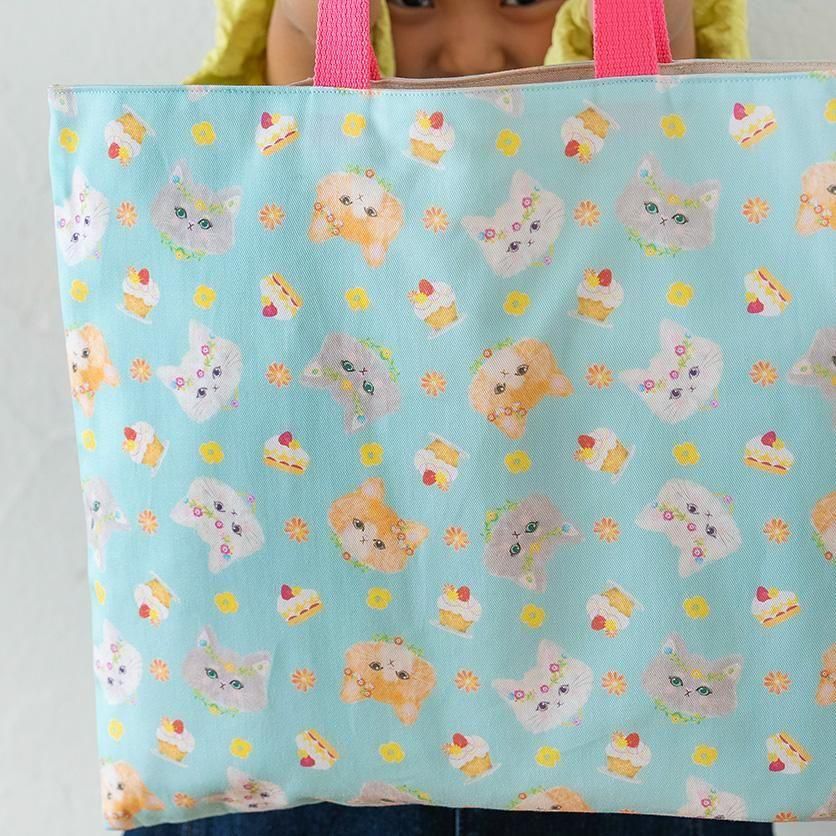 入園・入学グッズ手作りキット（6点セット）ねこちゃんのケーキ