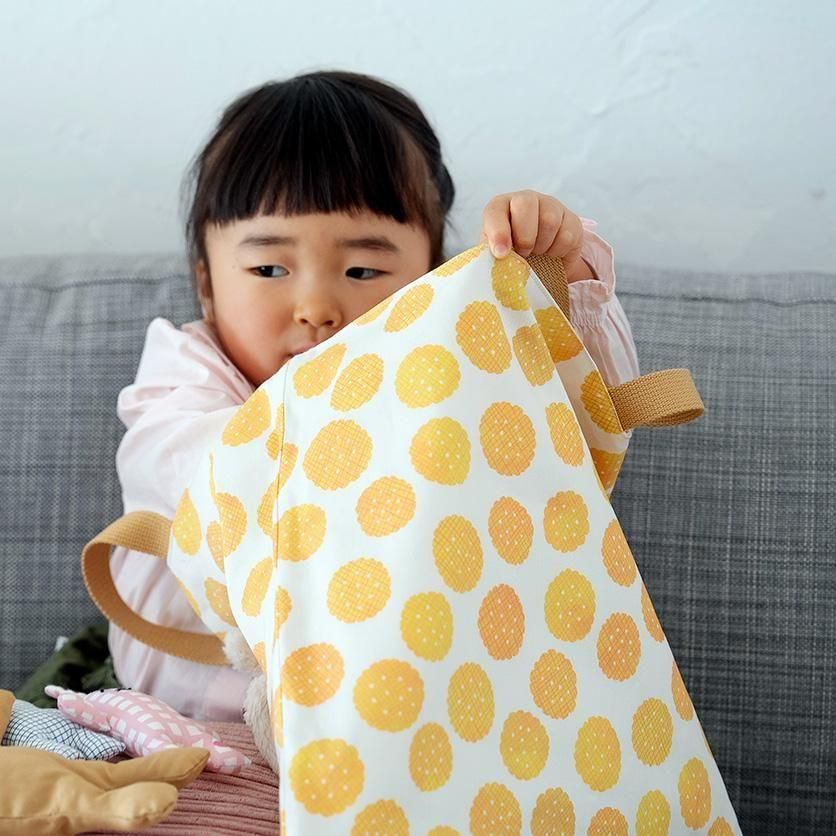 入園入学　ハンドメイド　レッスンバッグ　上履き入れ　イエロー×ヒッコリー　帆布 オーダー可】レッスンバッグ 上履き入れ 体操着袋 セット 男の子