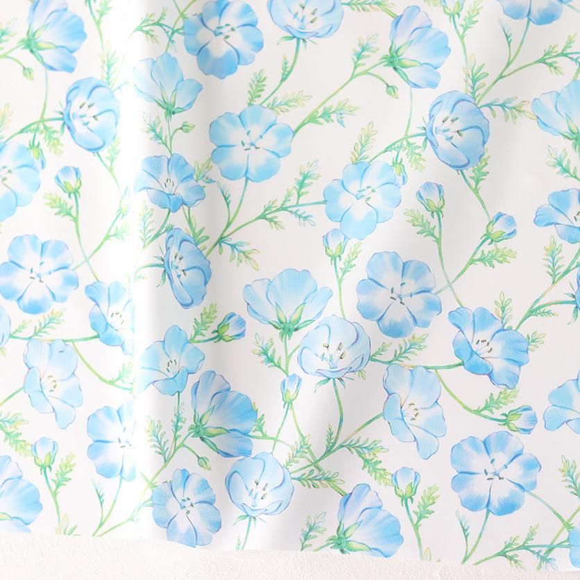 ネモフィラ（ブルー）花柄- 布・生地の通販サイト：nunocoto fabric