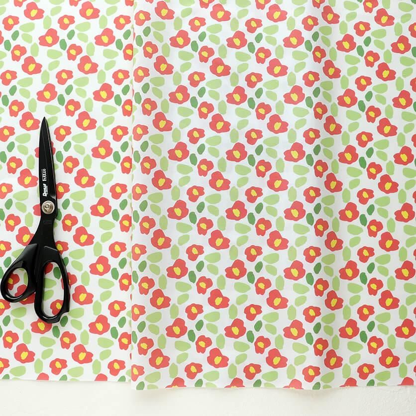 椿mini 花柄- 布・生地の通販サイト:nunocoto fabric 椿mini 花柄- 布・生地の通販サイト:nunocoto fabric