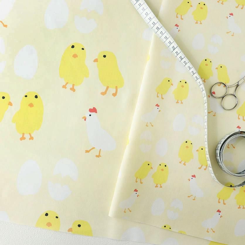 ひよこ big 鳥柄- 布・生地の通販サイト:nunocoto fabric ひよこ big 鳥柄- 布・生地の通販サイト:nunocoto fabric
