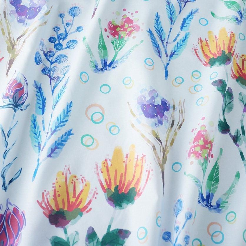 不完全な水彩の花々 花柄- 布・生地の通販サイト：nunocoto fabric