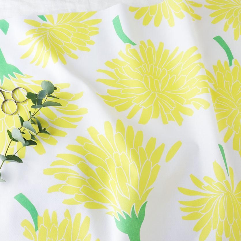 たんぽぽ❁ たんぽぽ 花柄- 布・生地の通販サイト：nunocoto fabric