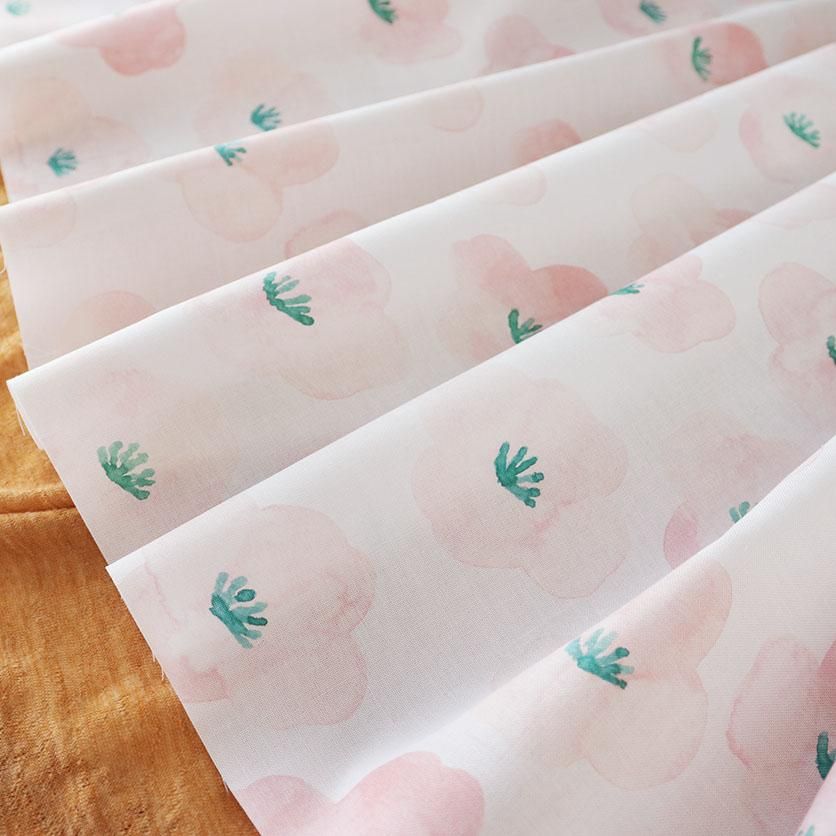 さざんか 花柄- 布・生地の通販サイト：nunocoto fabric