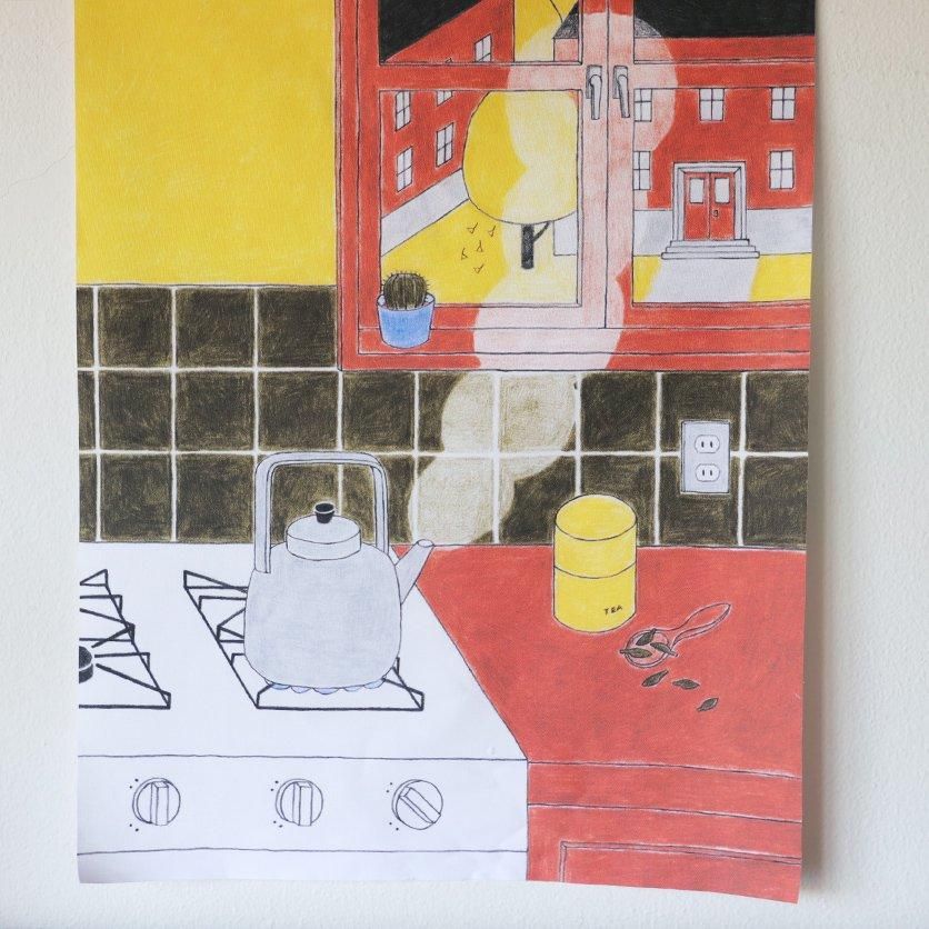 ファブリックポスター：autumn aroma（小泉理恵） | nunocoto fabric