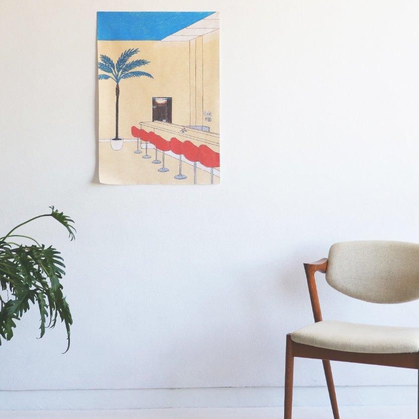 ブロンコ & Continental ポスターセット ファブリックポスター：scene no.1（小泉理恵） | nunocoto fabric