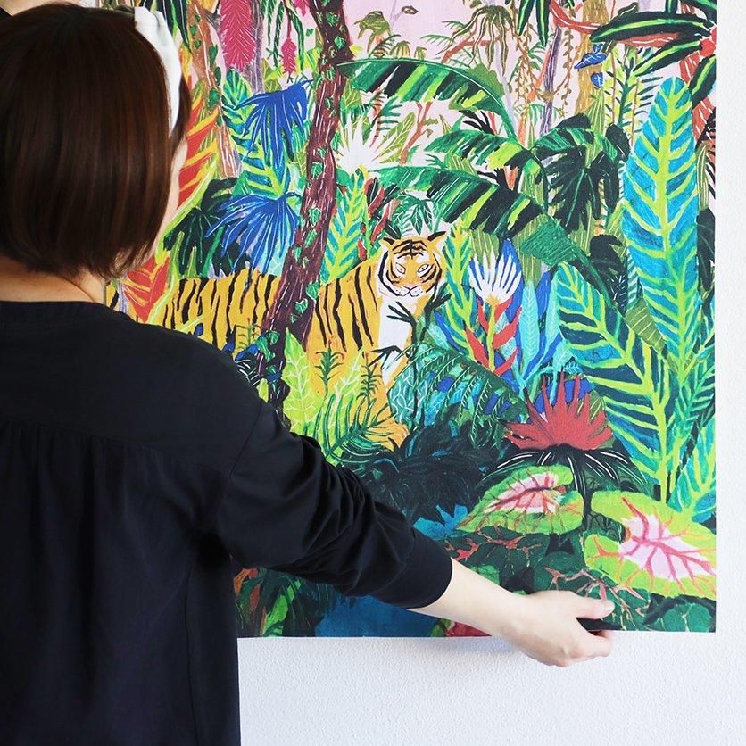 ファブリックポスター：トラのいるジャングル（タムロアヤノ