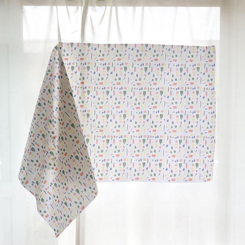 ぱくぱく野菜 野菜柄- 布・生地の通販サイト：nunocoto fabric