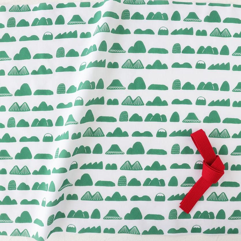 山のかたち 野菜柄- 布・生地の通販サイト：nunocoto fabric