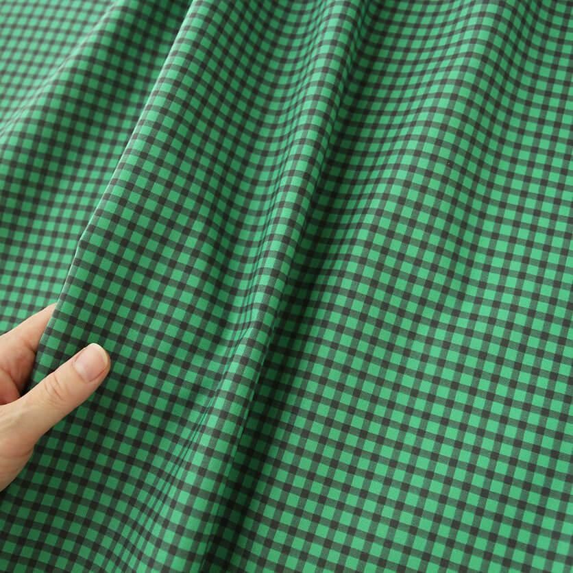 NATSUBI（ブルー）チェック柄- 布・生地の通販サイト：nunocoto