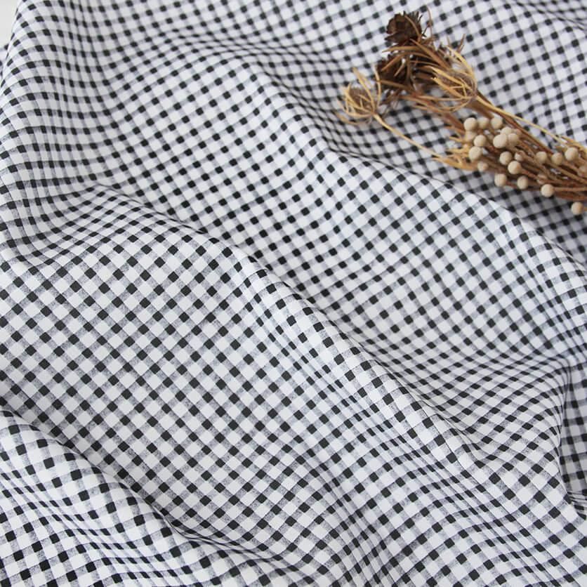 NATSUBI（モノクロ）チェック柄- 布・生地の通販サイト