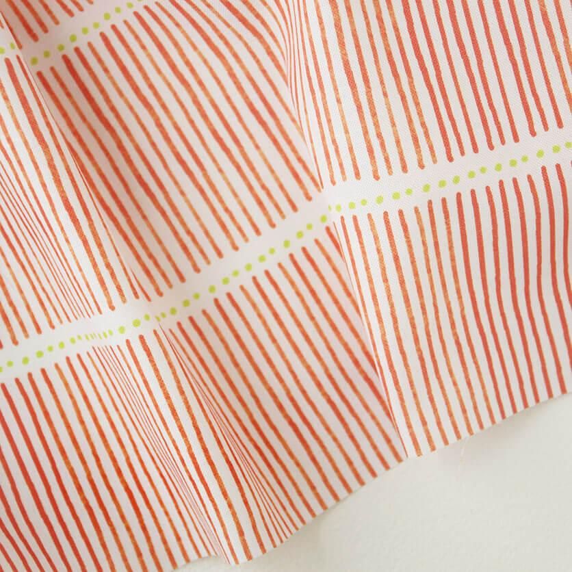 thin stripe（レッド）ストライプ柄- 布・生地の通販サイト：nunocoto