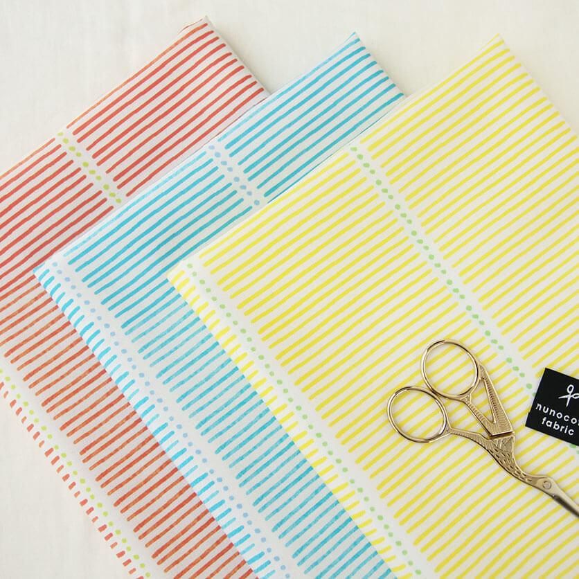 thin stripe（ブルー）ストライプ柄- 布・生地の通販サイト：nunocoto