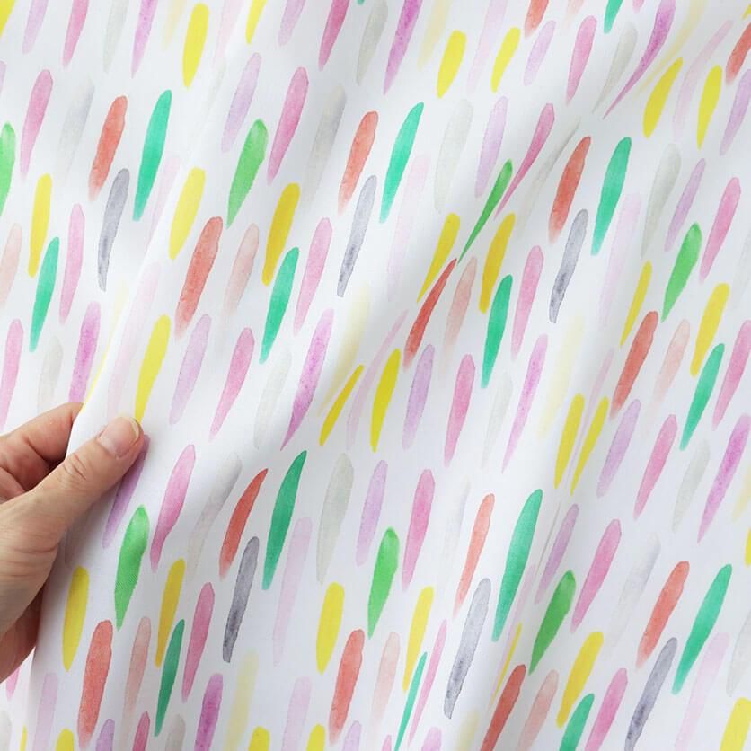 ひな祭り用カラフルコットン布 carnival flower（カラフル） - 生地と型紙の通販サイト