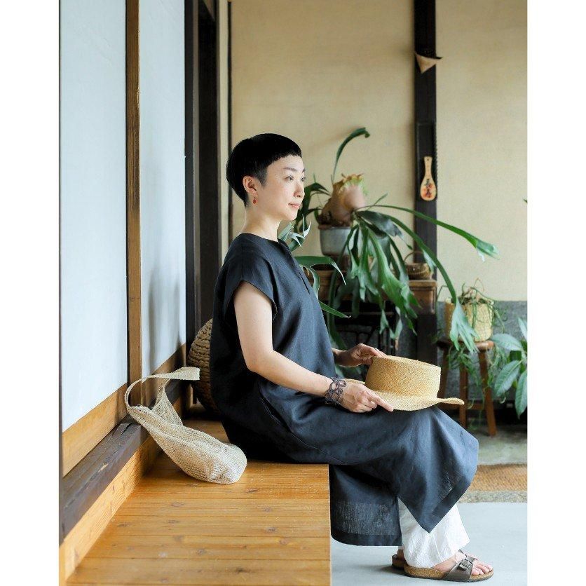 美濃羽まゆみさん監修/ブラックドレスキット【大人の洋裁キット 美濃羽まゆみさん監修/ブラックドレスキット【大人の洋裁キット