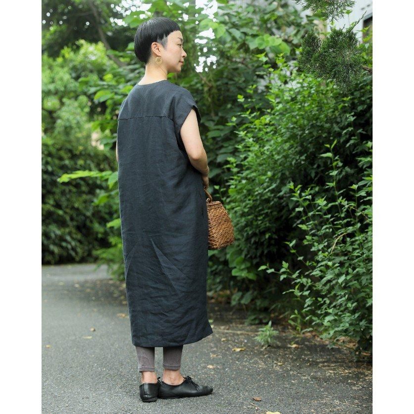 美濃羽まゆみさん監修/ブラックドレスキット【大人の洋裁キット