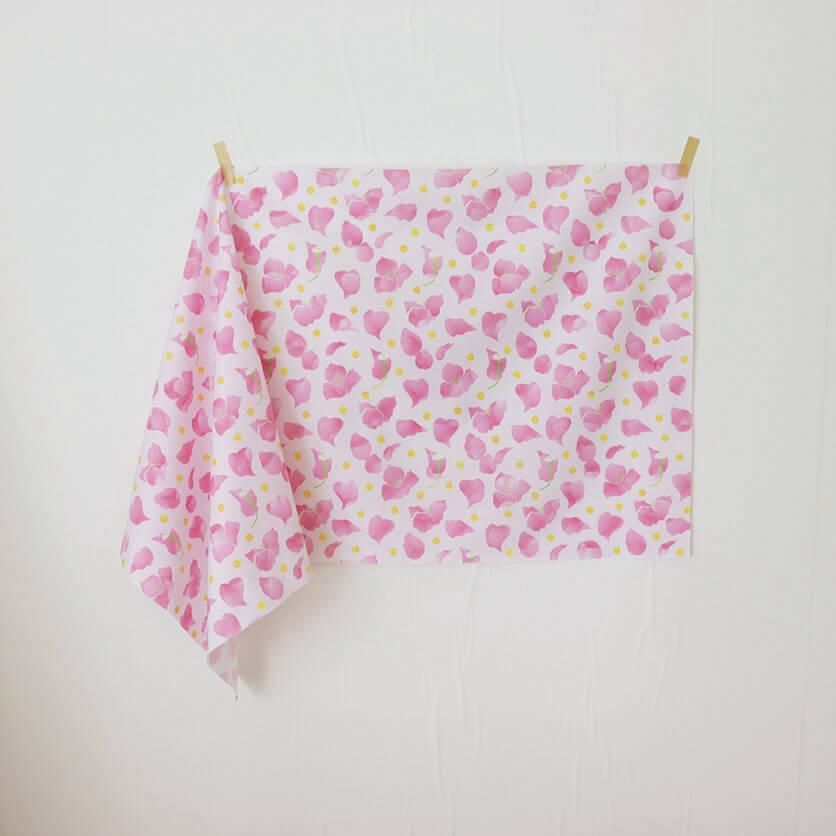 あやぽんぬ　花柄犬のフローラちゃん　薄ピンク あやぽんぬ様専用 花柄犬のフローラちゃん 薄ピンク