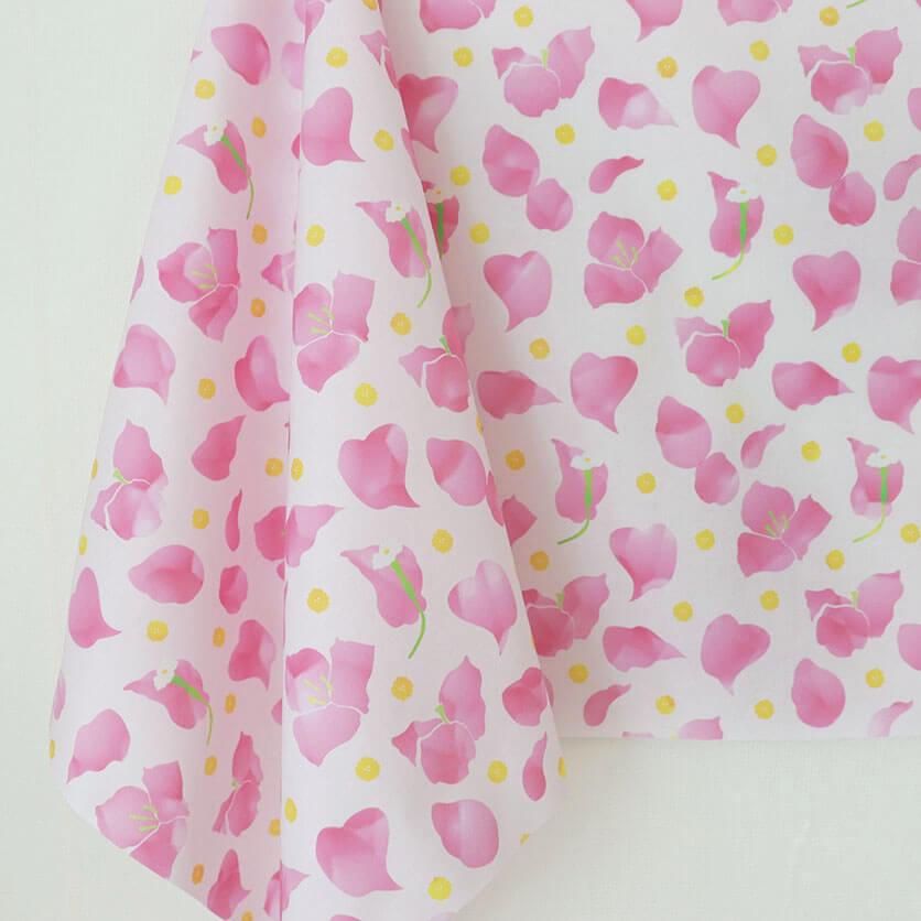 ブーゲンビリア（シアーピンク）花柄- 布・生地の通販サイト