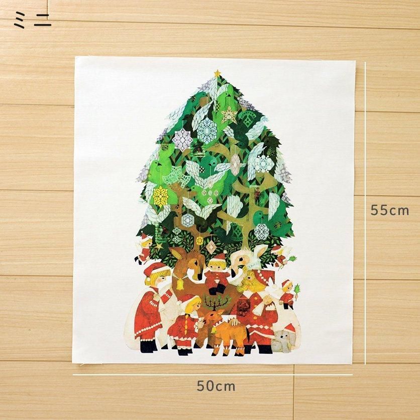 クリスマスツリータペストリー（ミニ）：福田利之【B】 サンタクロース