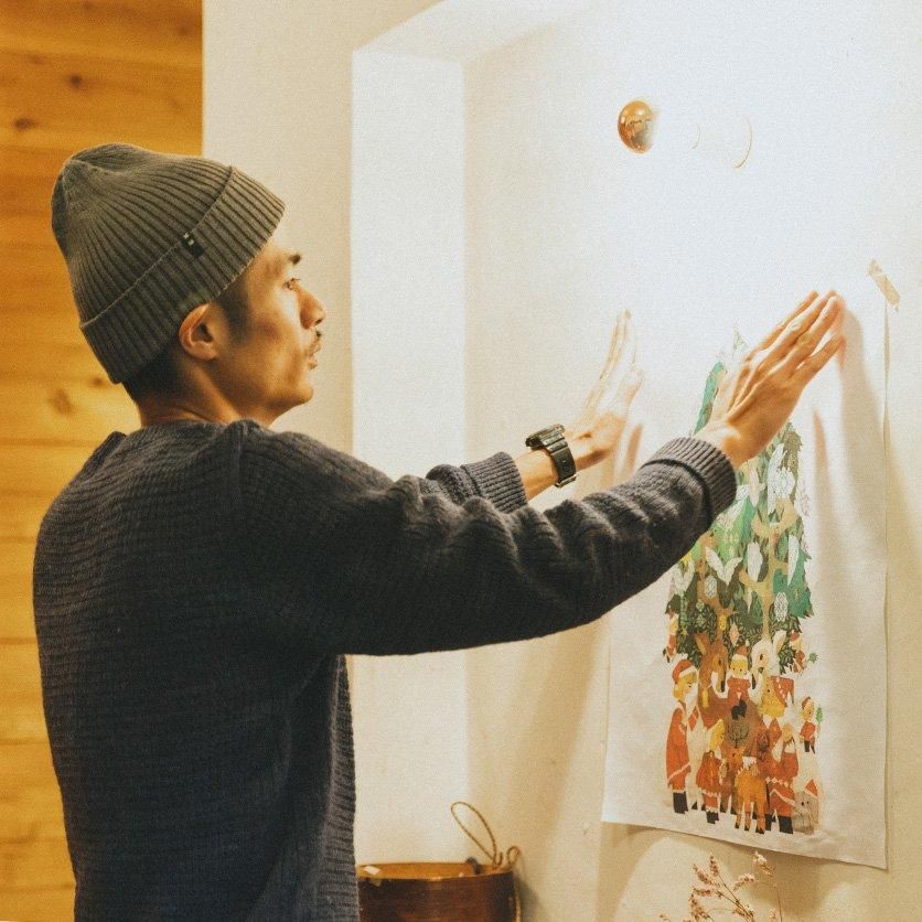 クリスマスツリータペストリー（ミニ）：福田利之【B