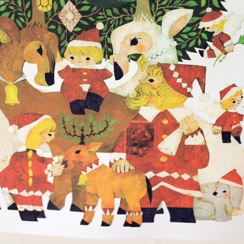 クリスマスツリータペストリー（ミニ）：福田利之【B】 サンタクロース