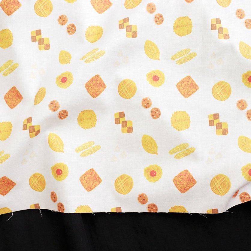 … cookie…様 Cookie（ホワイト）スイーツ柄- 布・生地の通販サイト：nunocoto