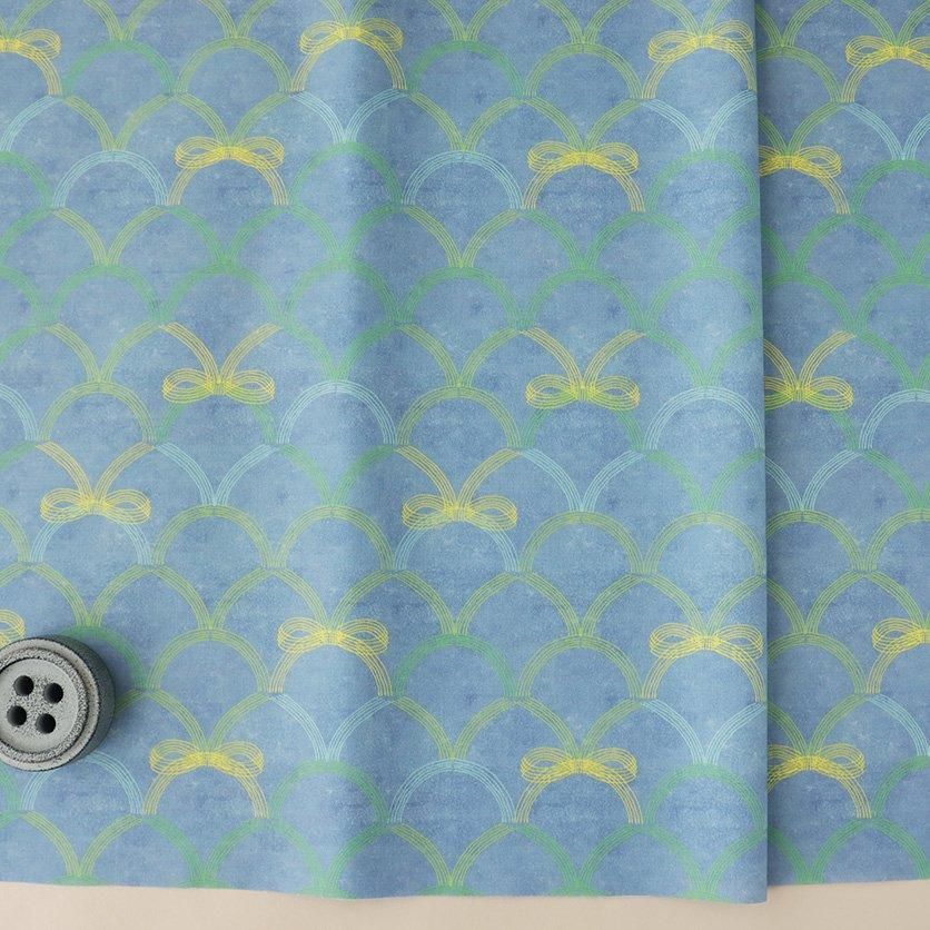 水引（スモークブルー）- 布・生地の通販サイト：nunocoto fabric
