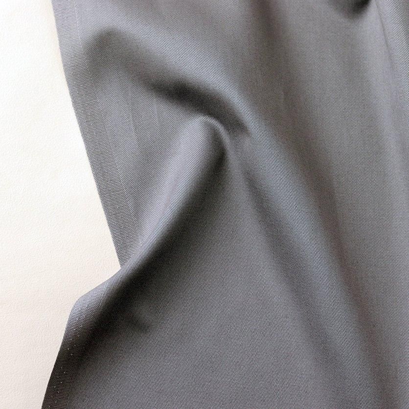 コットンツイル（スチールグレー・無地）