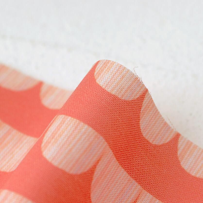 pocopoco-border（トマトレッド）ボーダー柄- 布・生地の通販サイト