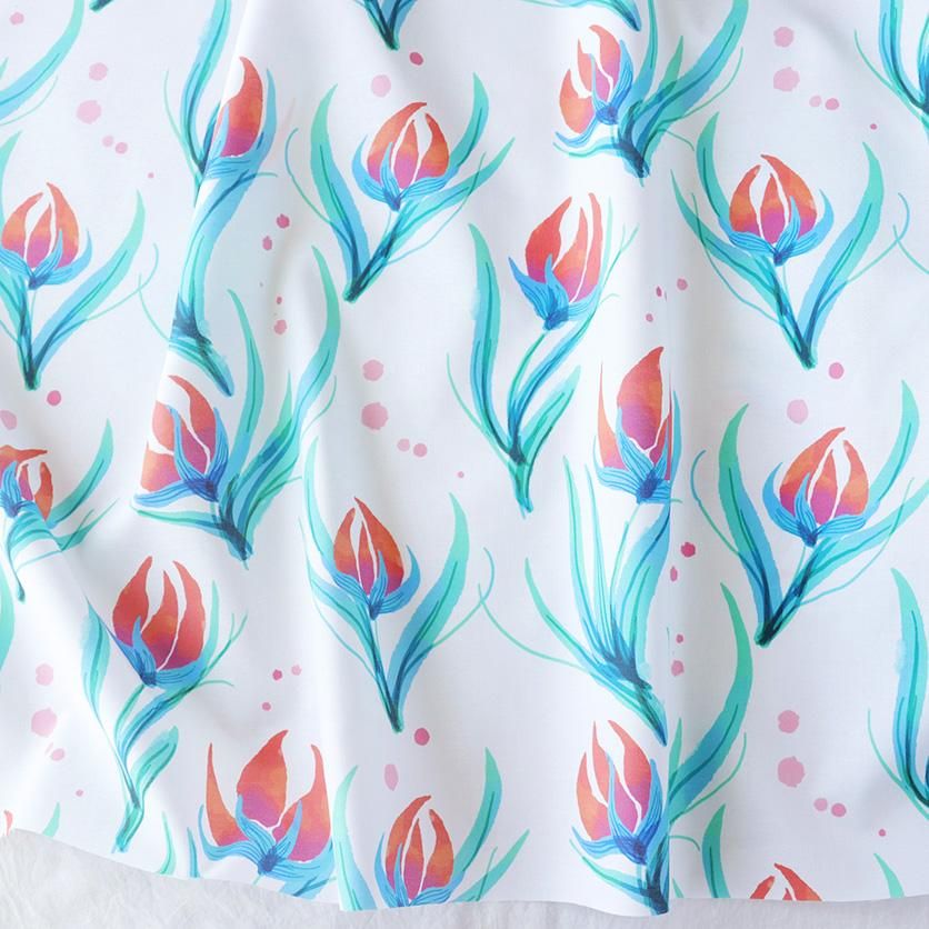 新入荷生地☺ Happy Bugs（ホワイト）昆虫柄- 布・生地の通販サイト：nunocoto fabric