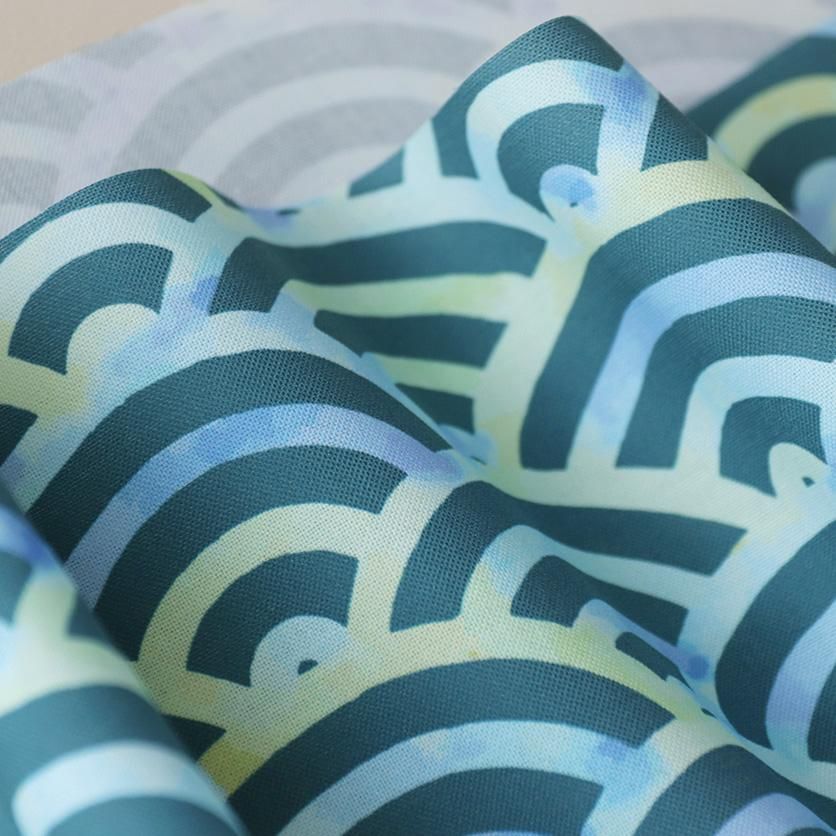青海波（波間）幾何学模様- 布・生地の通販サイト：nunocoto fabric
