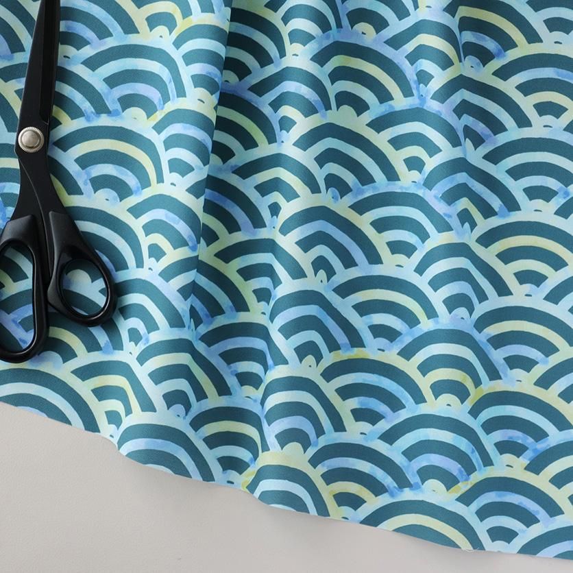 青海波（波間）幾何学模様- 布・生地の通販サイト：nunocoto fabric