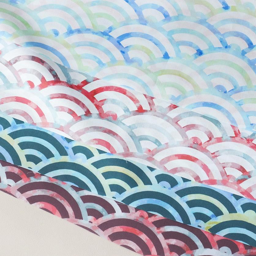 青海波（波間）幾何学模様- 布・生地の通販サイト：nunocoto fabric