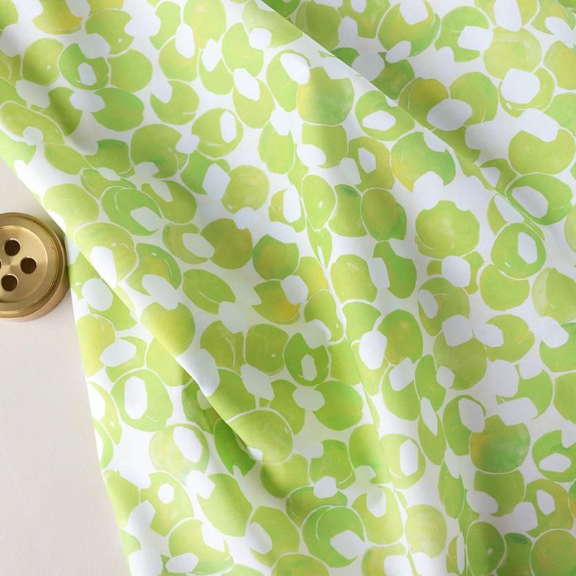 煮梅　1207 梅シロップ（青梅）フルーツ柄- 布・生地の通販サイト：nunocoto