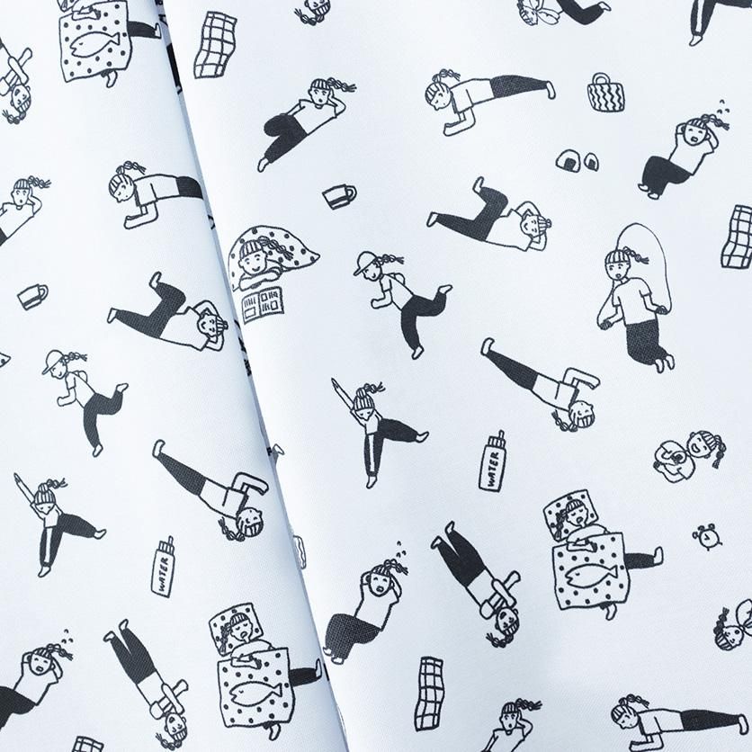 Potaco♪♪様 オーダー中 フレ！フレ！わたし！（ホワイト）水玉・ドット柄- 布・生地の通販