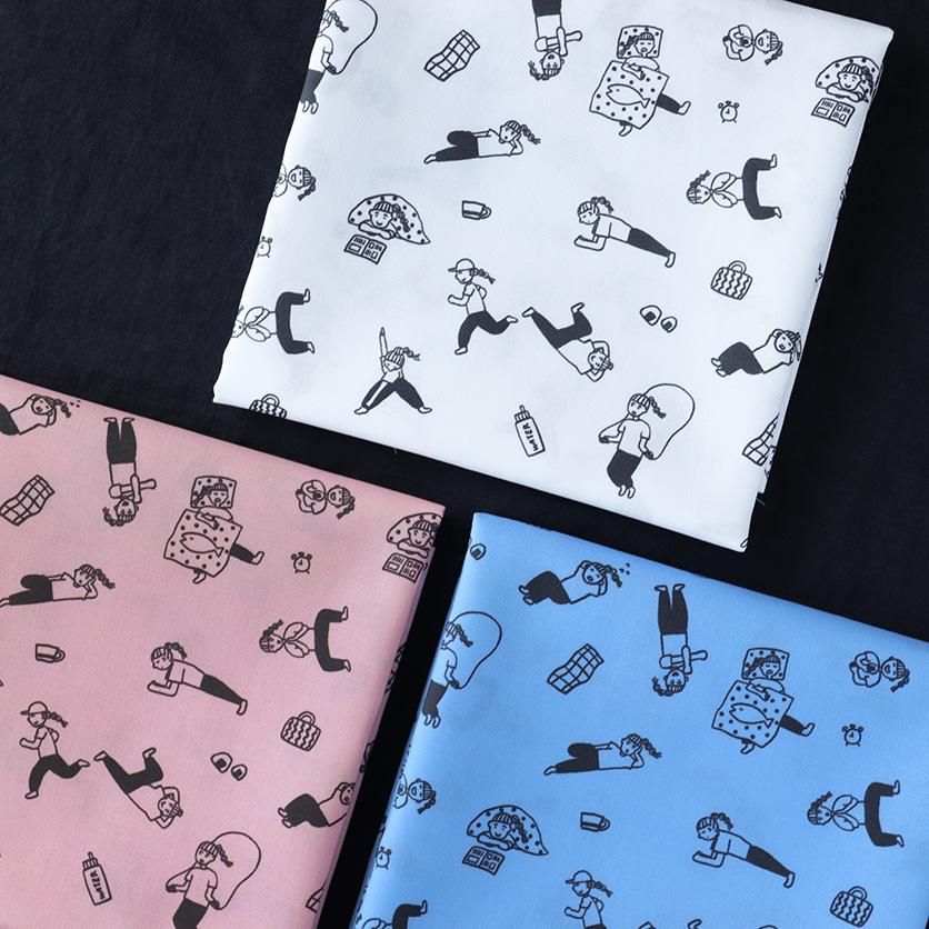 Potaco♪♪様 オーダー中 フレ！フレ！わたし！（ホワイト）水玉・ドット柄- 布・生地の通販