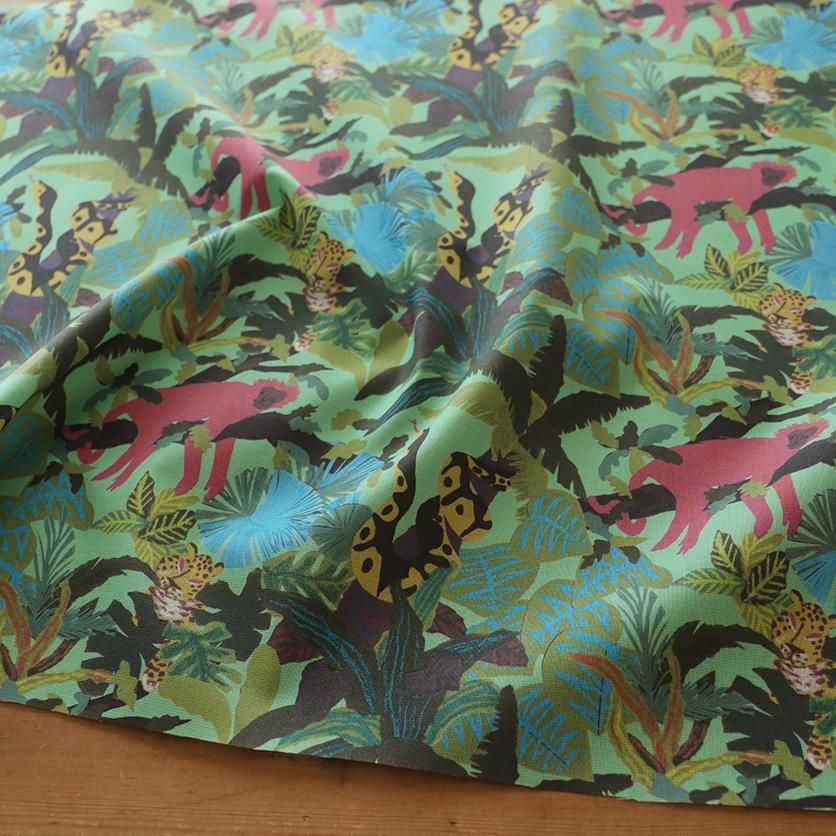 ジャングル（day）動物柄- 布・生地の通販サイト：nunocoto fabric