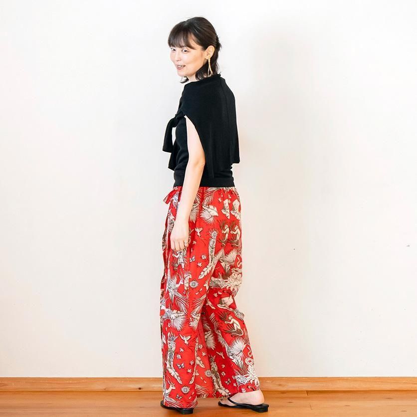 ホームソーイング型紙シリーズ】No.064_ラップワイドパンツ