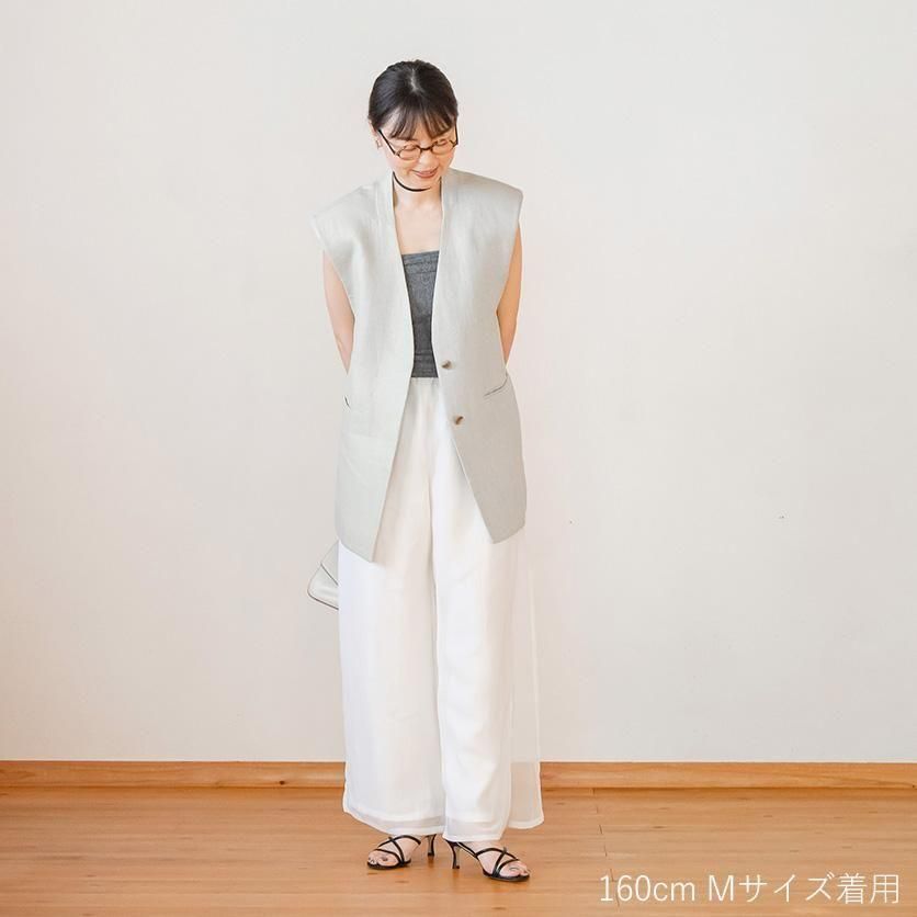 希少 MASH 上質 リネン 変形 パッチワーク 月 波 デザイン パンツ L 希少 MASH 上質 リネン 変形 パッチワーク 月 波 デザイン