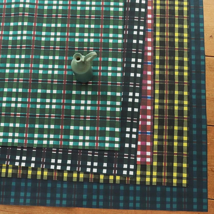 KILLARNEY ウール毛布 クリーム グリーンチェック fit=scale-down,w=1200