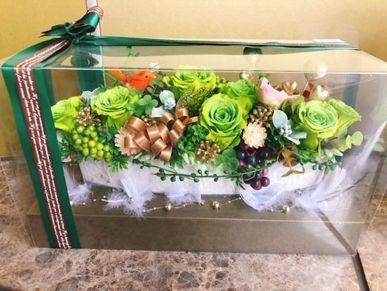 バラアレンジ グリーン フラワーショップ四季 福岡 中洲 久留米 文化街の花屋 バラアレンジ グリーン フラワーショップ四季 福岡 中洲 久留米 文化街の花屋