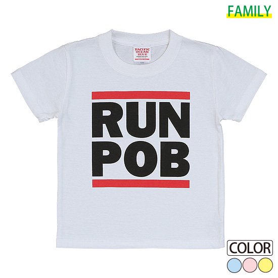 Kid's RUN POB Tシャツ