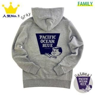 NEW CHiGaSaKi ZIPパーカー - PACIFIC OCEAN BLUE ネットショップ NEW CHiGaSaKi ZIPパーカー - PACIFIC OCEAN BLUE ネットショップ