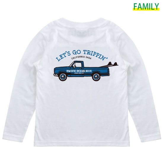 Kid's LET'S GO TRIPPIN' (blue) T