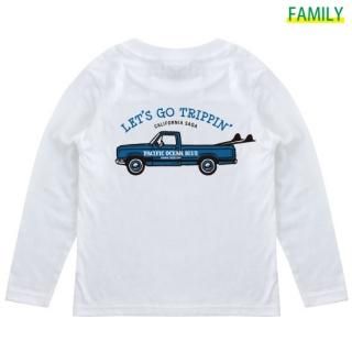 Kid's LET'S GO TRIPPIN' (blue) T