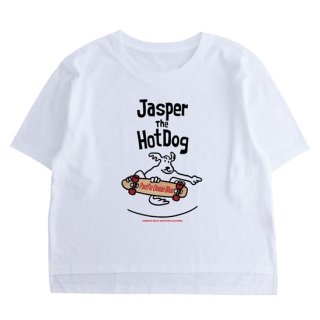 Jasper The Hot Dog オーバーサイズTシャツ（レディース）