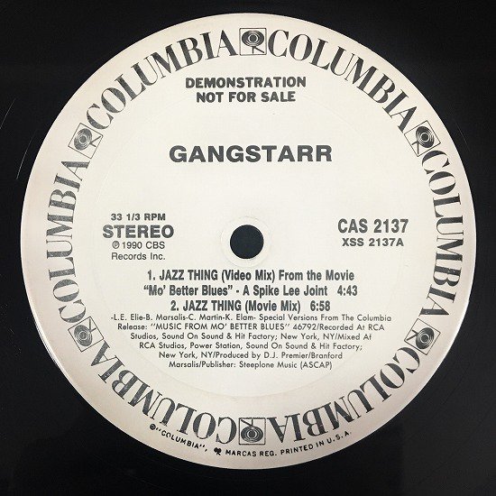 GANG STARR / Jazz Thing