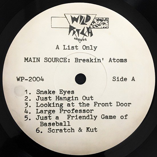 MAIN SOURCE / Breakin' Atoms (original pressing)