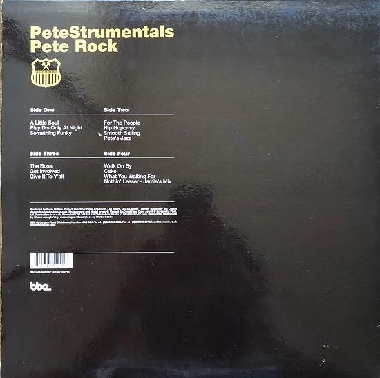 洋楽 Pete Rock / PeteStrumentals 1ST press Pete Rock – PeteStrumentals – CD (Album), 2002 [r2718753