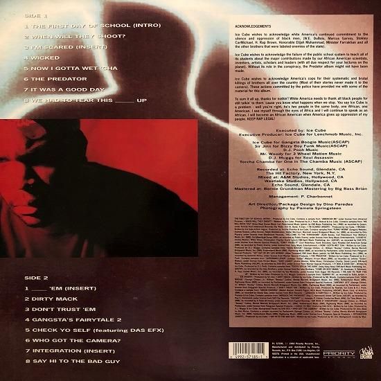 ICE CUBE / THE PREDATOR - SLASH RECORD